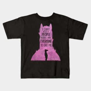 I Can't Say No To People Kids T-Shirt